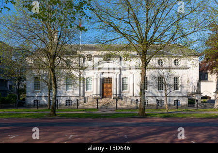 L'Université de Galles bâtiment du Greffe dans Cathays Park, Cardiff, Pays de Galles, Royaume-Uni Banque D'Images