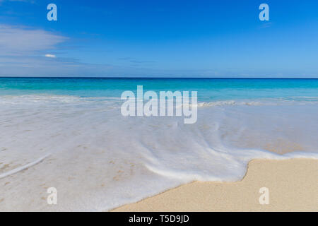 Vent de sable près de la côte de l'océan indien à l'île Banque D'Images