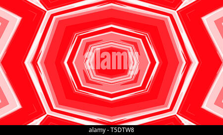 Résumé de conception géométriques polygonales sur fond rouge Banque D'Images