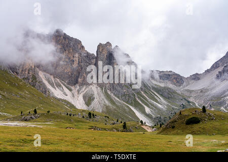 Lac de Santa Caterina ou lac Auronzo - un lac artificiel situé près de la ville de Auronzo di Cadore, dans les Dolomites dans la province de Belluno, Italie Banque D'Images