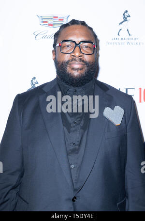 New York, NY - 23 Avril 2019 : Questlove assiste à l'époque 100 2019 Gala au Jazz at Lincoln Center Banque D'Images