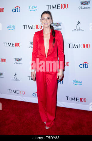 New York, NY - 23 Avril 2019 : Alex Morgan assiste à l'heure 100 à 2019 Gala Jazz at Lincoln Center Banque D'Images