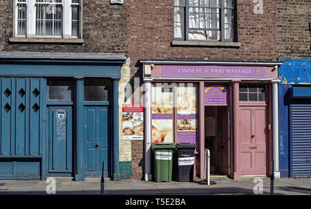 Un centre de massage thaï, chinois en Capel Street Dublin. Banque D'Images