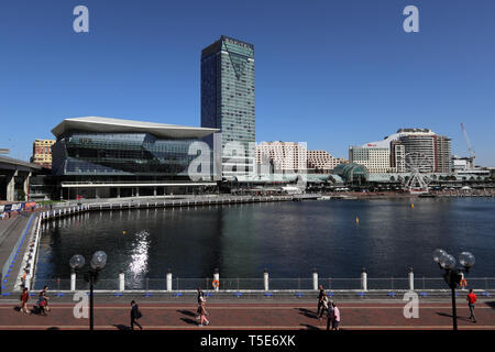 Centre de Congrès ICC, Darling Harbour, Sydney, Australie Banque D'Images