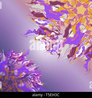 Composition de la fantaisie des ornements ronde - rosettes. Les lignes sont fluides, doux, délicat. Chaque cercle est composé de cinq fragments. Peut être utilisé comme un Illustration de Vecteur