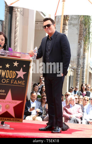 23 avril 2019 - Los Angeles, CA, USA - LOS ANGELES - APR 23 : Seth MacFarlane MacFarlane Seth à la cérémonie d'étoiles sur le Hollywood Walk of Fame Le 23 avril 2019 à Los Angeles, CA (crédit Image : © Kay Blake/Zuma sur le fil) Banque D'Images