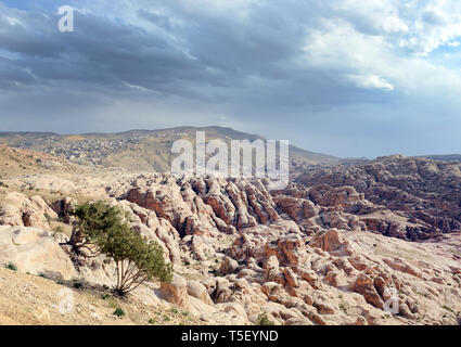 Les paysages spectaculaires de South Jordan. Banque D'Images