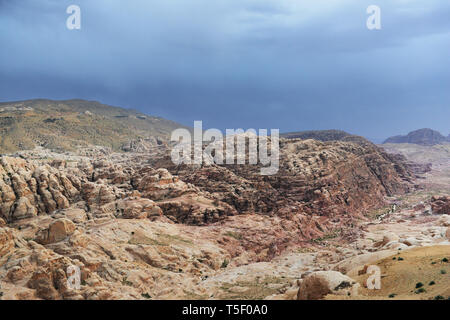 Les paysages spectaculaires de South Jordan. Banque D'Images