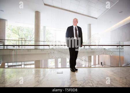 Sjefen pour centre d'études stratégiques et internationales, John Hamre. Banque D'Images