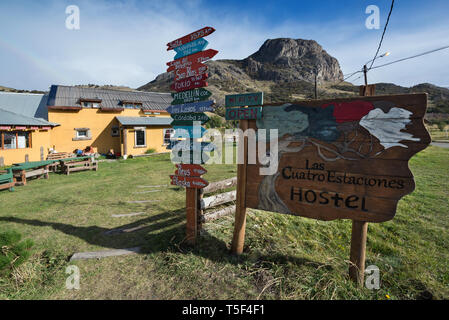 El Chalten, quartier de Santa Cruz, Los Glaciares, Argentine NP Banque D'Images