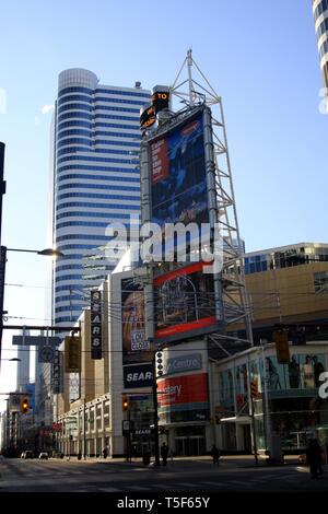 TORONTO, CANADA - Le 8 janvier. 2012 : Cityscape of central Toronto Banque D'Images