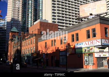 TORONTO, CANADA - Le 8 janvier. 2012 : Cityscape of central Toronto Banque D'Images