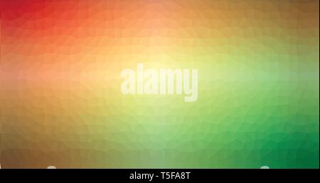 Orange et vert faible gradient géométrique triangulaire poly verre flou polygonale Abstract Vector Background Illustration de Vecteur