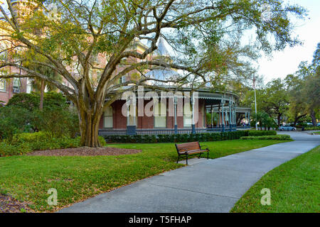 Tampa Bay, en Floride. 02 mars, 2019. Des jardins intérieurs et galerie par Henry B. Plant Museum dans le centre-ville de salon (1) Banque D'Images