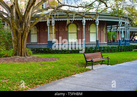 Tampa Bay, en Floride. 02 mars, 2019. Des jardins intérieurs et galerie par Henry B. Plant Museum dans le centre-ville de salon (2) Banque D'Images