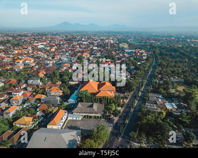 L'INDONÉSIE, Bali, vue aérienne de Sanur Banque D'Images