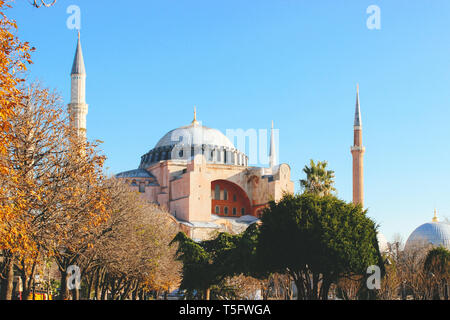 Sainte-sophie de Constantinople. Turquie, Istanbul Banque D'Images