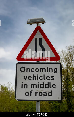 Attention, la sécurité et la signalisation de restriction autour de Derbyshire Leicestershire et Angleterre Banque D'Images