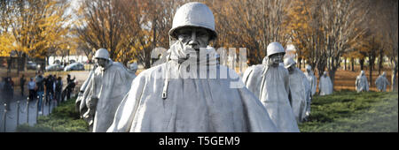 Washington, DC, USA. 30Th Nov, 2016. Le monument de la guerre de Corée sur le Mall à Washington, DC, le 1 décembre 2016. Credit : Bill Putnam/ZUMA/Alamy Fil Live News Banque D'Images