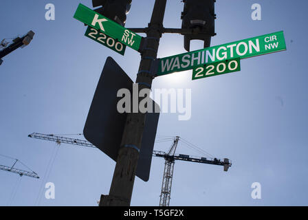 Washington, DC, USA. 5Th Oct, 2009. Construction à Washington, DC, est en plein essor grâce en grande partie à l'amélioration de l'économie et les dépenses du gouvernement. Credit : Bill Putnam/ZUMA/Alamy Fil Live News Banque D'Images