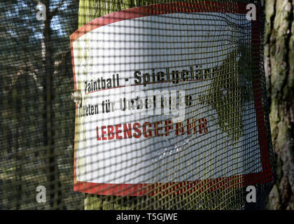 06 avril 2019, le Brandebourg, Prötzel Ot Harnekop : . Photo : Bernd Settnik/dpa-Zentralbild/ZB Banque D'Images