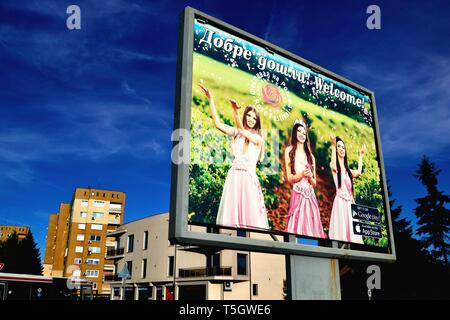 Rose Festival à Kazanlak. Province de Stara Zagora BULGARIE. Banque D'Images