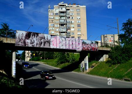 Rose Festival à Kazanlak. Province de Stara Zagora BULGARIE. Banque D'Images