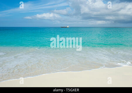 Bahamas, Nassau, Paradise Island, Cabbage beach Banque D'Images