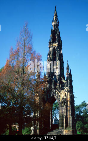 Walter Scott Monument Édimbourg, Écosse, Banque D'Images