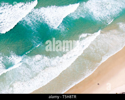 L'eau Bleu Surf en Australie Banque D'Images