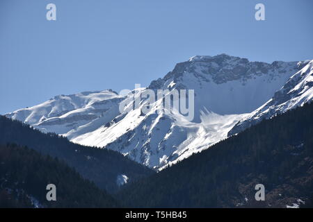 Stubaier Alpen, Stubaital, Innsbruck, Innsbruck Land, Tyrol, Nordtirol, Stubaier Gletscher, Gletscher, Schnee, Eie, Fels, Gipfel, Berg, Tal, Alpen, Ja Banque D'Images