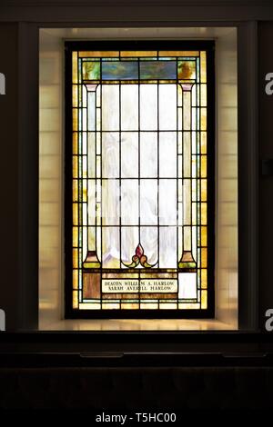 Verre souillé Banque D'Images