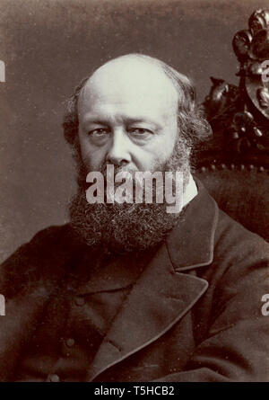 LORD SALISBURY, Robert Gascoyne-Cecil, (1830-1903) Homme d'État britannique et le premier ministre Banque D'Images