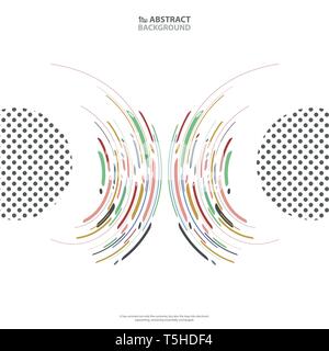 Des formes colorées modernes d'abstract pattern avec la composition de divers éléments. Vous pouvez utiliser pour la conception de la page couverture, artwork. illustration vector eps10 Illustration de Vecteur