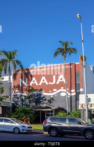 L'Agence de la justice applicable aux Autochtones de l'Australie du Nord ou NAAJA dans Smith Street dans la ville de Darwin CBD. Darwin, Territoire du Nord, Australie. Banque D'Images