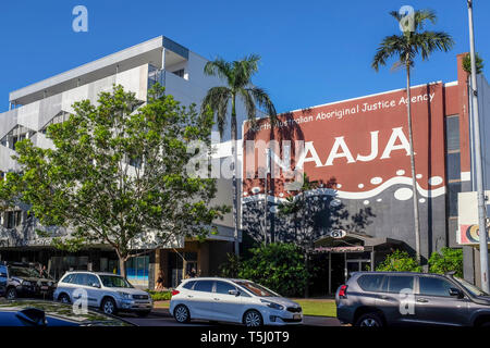 L'Agence de la justice applicable aux Autochtones de l'Australie du Nord ou NAAJA dans Smith Street dans la ville de Darwin CBD. Darwin, Territoire du Nord, Australie. Banque D'Images