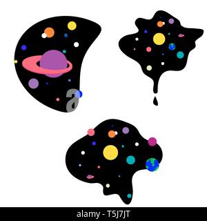 Télévision cartoon illustration vectorielle pour le web et print décoration, l'espace dessin mignon Illustration de Vecteur