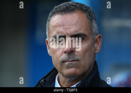 13 avril 2019, stade Madejski, Londres, Angleterre ; Sky Bet Championship, la lecture vs Brentford ; Jose Gomez manager de Reading Crédit : Matt O'Connor/Nouvelles Images, la Ligue de Football anglaise images sont soumis à licence DataCo Banque D'Images