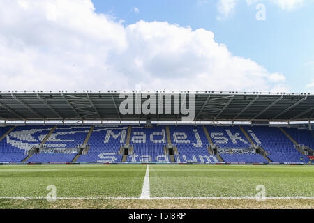 13 avril 2019, stade Madejski, Londres, Angleterre ; Sky Bet Championship, la lecture vs Brentford ; vue générale du Madjeski stadium. Crédit : Matt O'Connor/Nouvelles Images, la Ligue de Football anglaise images sont soumis à licence DataCo Banque D'Images