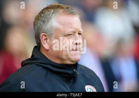 19 avril 2019, Bramall Lane, Sheffield, Angleterre ; Sky Bet Championship, Sheffield United vs Nottingham Forest ; Crédit : Jon Hobley/News Images images Ligue de football anglais sont soumis à licence DataCo Banque D'Images