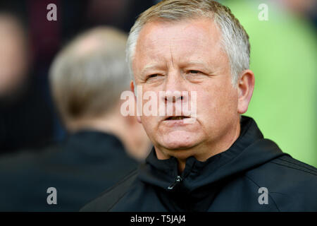 19 avril 2019, Bramall Lane, Sheffield, Angleterre ; Sky Bet Championship, Sheffield United vs Nottingham Forest ; Crédit : Jon Hobley/News Images images Ligue de football anglais sont soumis à licence DataCo Banque D'Images