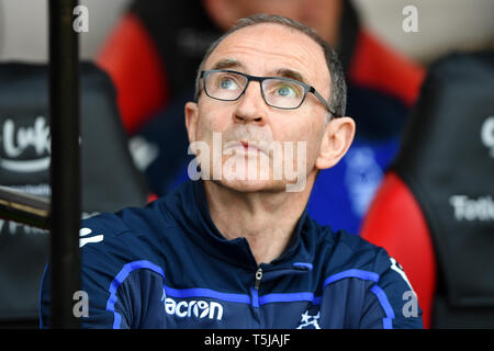 19 avril 2019, Bramall Lane, Sheffield, Angleterre ; Sky Bet Championship, Sheffield United vs Nottingham Forest ; Crédit : Jon Hobley/News Images images Ligue de football anglais sont soumis à licence DataCo Banque D'Images