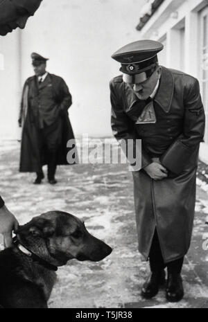 Eva Braun Collection (osam) - message d'Adolf Hitler un chien ca. fin des années 1930 ou au début des années 1940 Banque D'Images