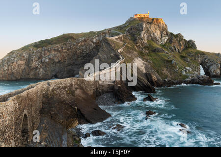 San Juan de Gaztelugatxe Banque D'Images