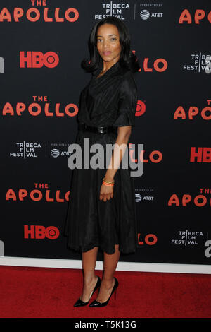 24 avril 2019 - New York, New York, États-Unis - 24 avril 2019 - New York, New York - Alice Smith à la Soirée d'ouverture du Festival du film de Tribeca 2019 Première mondiale du film documentaire HBO ''APOLLO'' à l'Apollo de Harlem. Crédit photo : LJ - Photos/AdMedia (crédit Image : © Ylmj/AdMedia via Zuma sur le fil) Banque D'Images