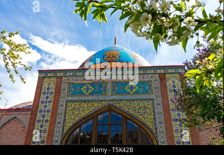 La Mosquée Bleue d'Erevan, Arménie.La Mosquée créé en 1765. Banque D'Images