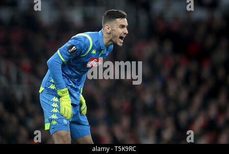Napoli gardien Alex Meret Banque D'Images