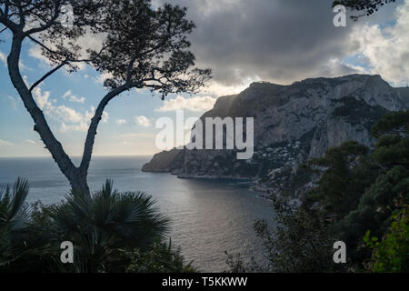 Veduta di Marina Piccola, Capri Banque D'Images