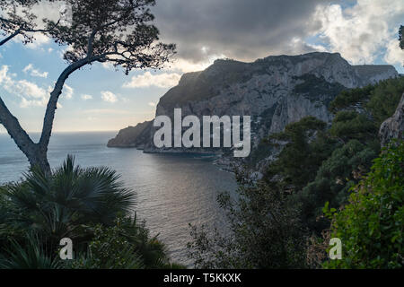 Veduta di Marina Piccola, Capri Banque D'Images