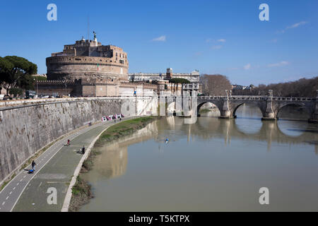 Castel Sant'Angelo, Rome Banque D'Images